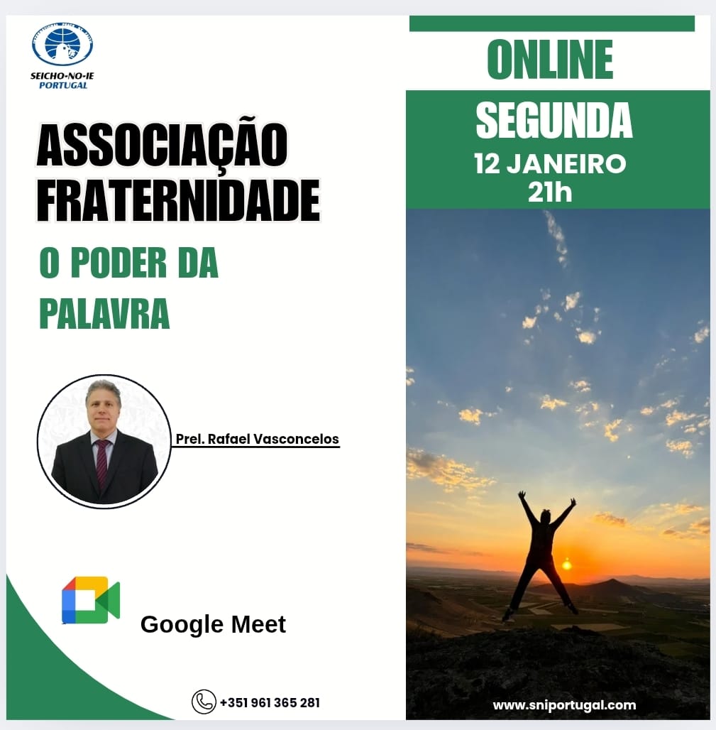 12 de Janeiro Associacao fraternidade O poder da palavra