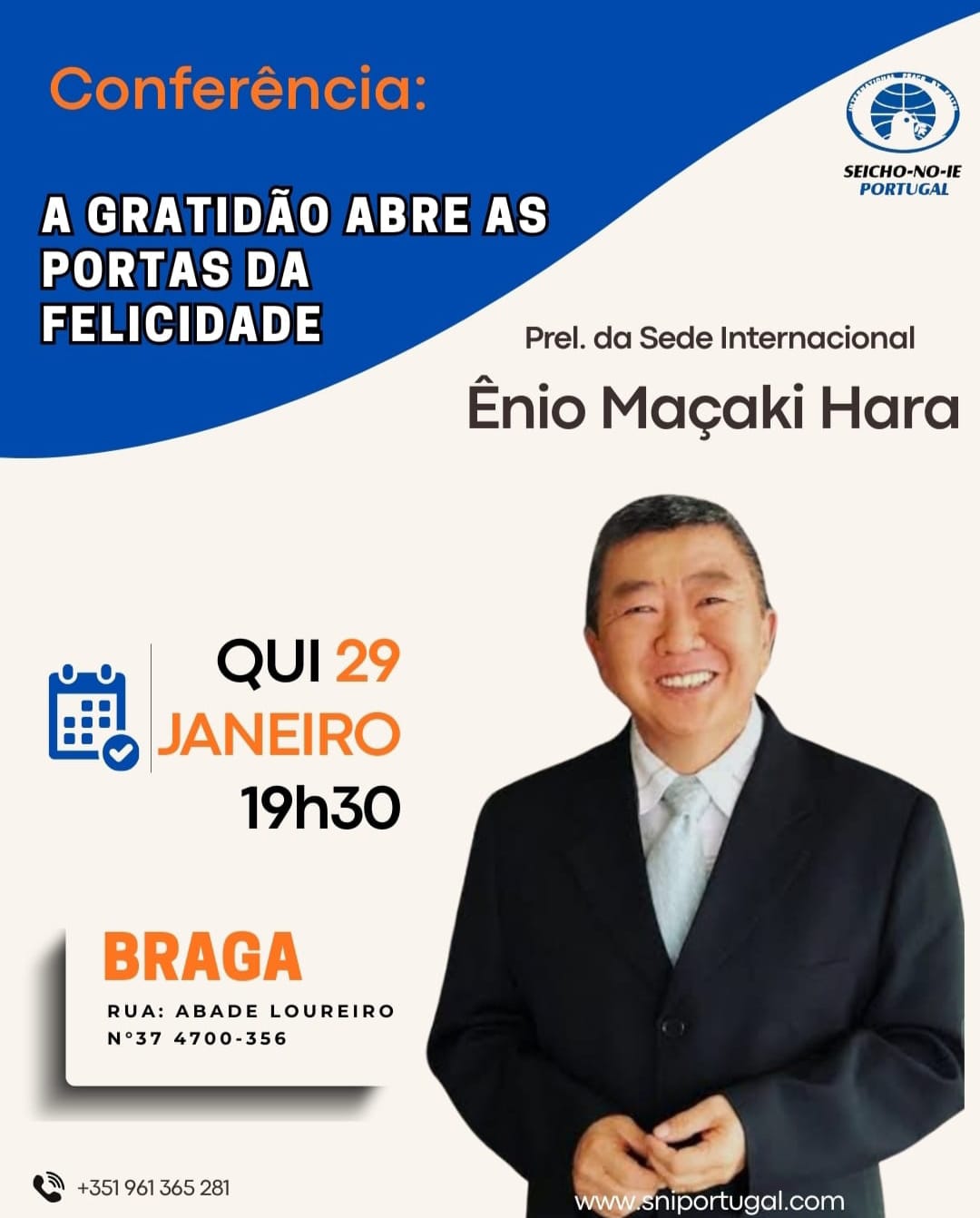 Conferencia Enio 29 Janeiro BRAGA