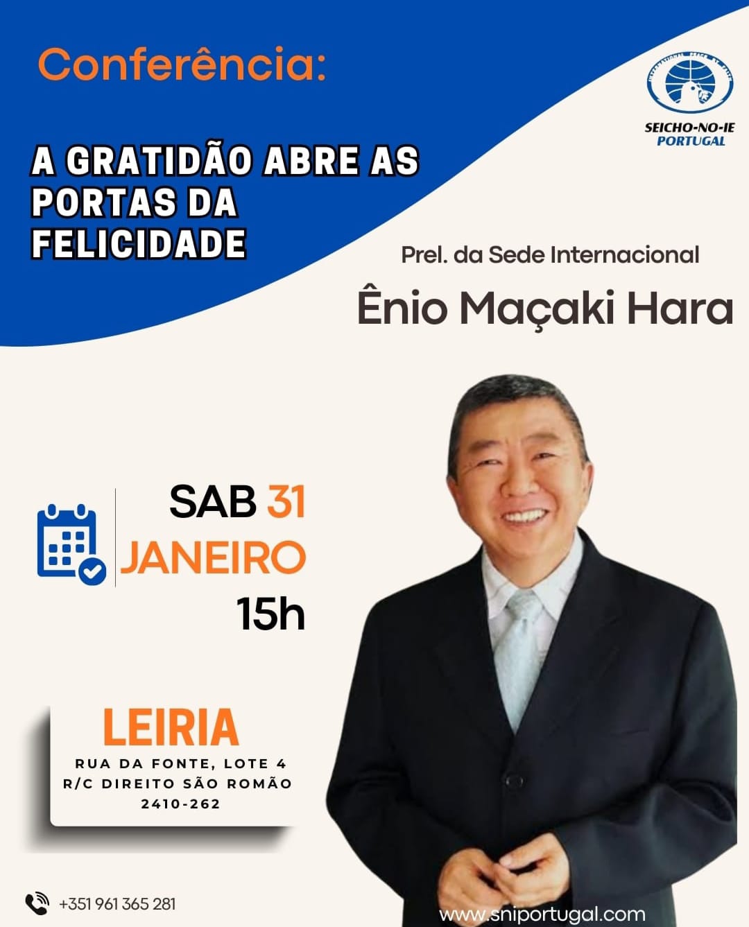 Conferencia Enio 31 Janeiro LEIRIA